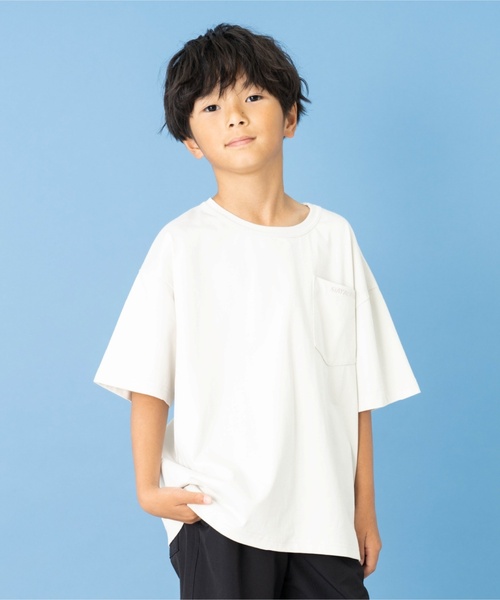 セール】【接触冷感】【UVカット】ポケット半袖T（Tシャツ/カットソー 