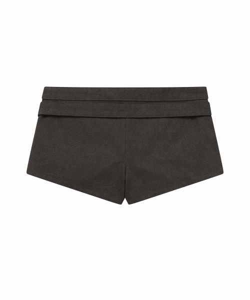 Midnight Move（ミッドナイトムーブ）の「2 belt shorts (brown)（その他パンツ・レディース・その他・SMALL/MEDIUM）」の4枚目の写真