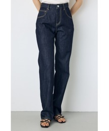 【WEB限定】AZUL DENIM センタープレスストレートデニム ロング丈