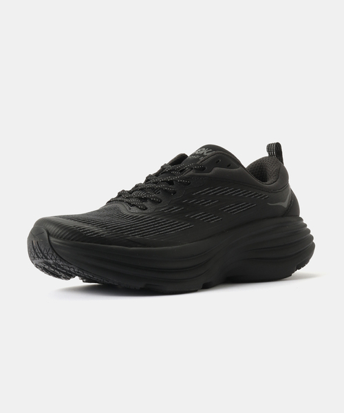 HOKA（ホカ）の「HOKA U STEALTH/TECH BONDI 8 CAGED 1155391-BBLC（スニーカー・メンズ・ブラック・26cm/26.5cm/27cm/27.5cm/28cm/25cm/23.5cm/24cm/24.5cm）」の2枚目の写真