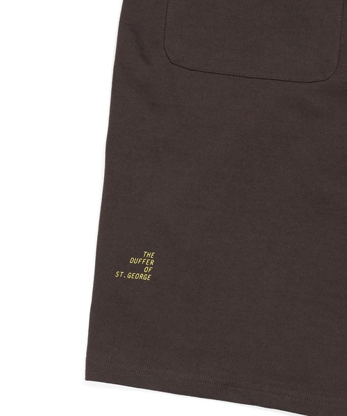 The DUFFER of ST.GEORGE(ザダファーオブセントジョージ)の「8oz HEAVY WEIGHT COTTON GYM SHORTS:セットアップ対応 ヘビーウェイト ジムショーツ/ 厚手生地 / ウエストゴム / 膝丈(その他パンツ・メンズ・オフホワイト/ブラウン/ブルーグレー/スミクロ/ベージュ/ネイビー・X-LARGE/LARGE/MEDIUM)」の16枚目の写真