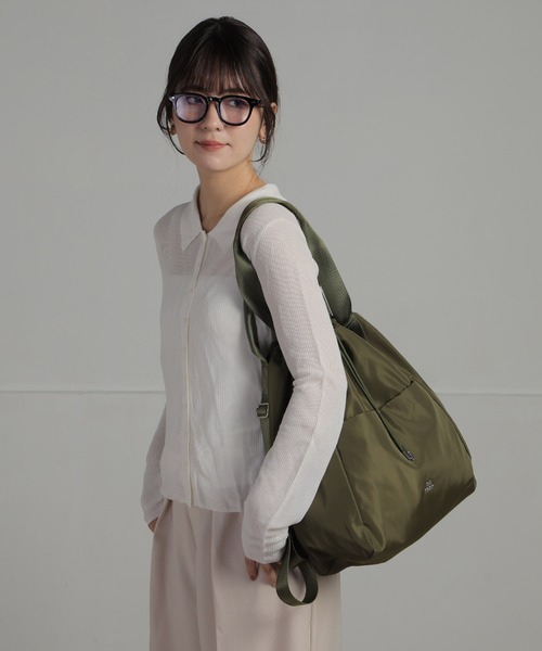 ALTROSE(アルトローズ)の「【A4対応】2WAY バッグ リュック トート アスター(トートバッグ・レディース・カーキ/ブラック/ブラウン/アイボリー・FREE)」の13枚目の写真