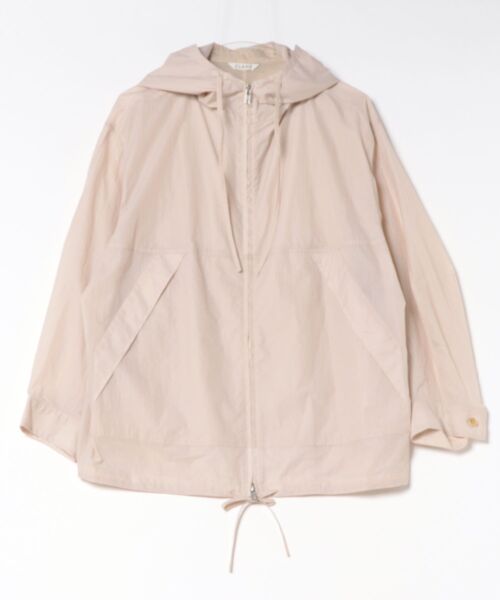 CLANE(クラネ)の「CLANE/クラネ/CRINKLED NYLON ZIP HOODIE(パーカー・レディース・ブラック/ベージュ・1)」の5枚目の写真