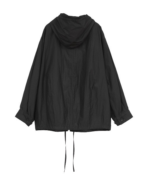 CLANE(クラネ)の「CLANE/クラネ/CRINKLED NYLON ZIP HOODIE(パーカー・レディース・ブラック/ベージュ・1)」の20枚目の写真