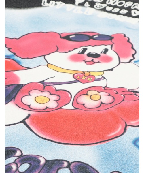Little sunny bite(リトルサニーバイト)の「/Little sunny bite/anna hopman x little sunny bite doggy big tee 26SS(Tシャツ/カットソー・メンズ・ブラック/ピンク/ホワイト・MEDIUM/SMALL)」の22枚目の写真