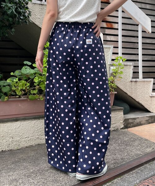 HELLO.SANFRANCISCO(ハローサンフランシスコ)の「【HELLO.SANFRANCISCO/ハローサンフランシスコ】ドット柄フリルポケットボリュームパンツ(その他パンツ・レディース・グレー/ピンク/ブラウン/イエロー/グリーン/ネイビー・ONE SIZE)」の12枚目の写真