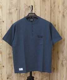 FINEST QUALITY BUILT TOUGH EMB. HENLEY T-SHIRT