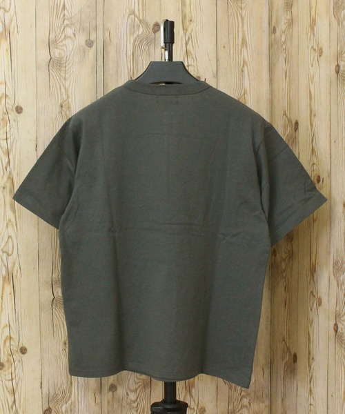 Schott(ショット)の「FINEST QUALITY BUILT TOUGH EMB. HENLEY T-SHIRT(Tシャツ/カットソー・メンズ・チャコールグレー/ホワイト/ネイビー・XXL/XL/M/L)」の8枚目の写真