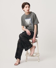 【WEB限定 Wardrobe DAILY MINIMAL】フォトプリントTシャツ