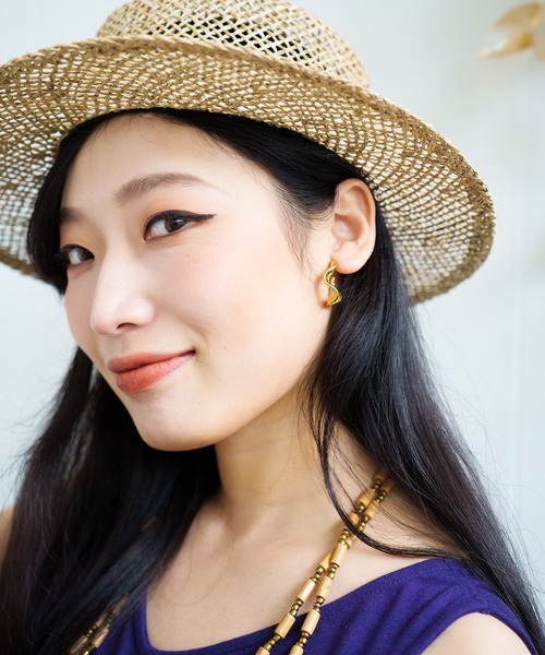 チャイハネ(チャイハネ)の「【チャイハネ】ボラハスノハピアス(ピアス(両耳用)・レディース・シルバー/ゴールド・FREE)」の5枚目の写真