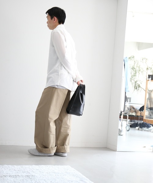 KAIKO（カイコー）の「KAIKO Inconvenience bag（ハンドバッグ・メンズ・ブラック/ホワイト・OS）」の2枚目の写真