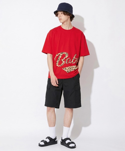 BABYDOLL（ベビードール）の「親子お揃い ビッグチアロゴTシャツ 1780A（Tシャツ/カットソー・メンズ・レッド/オフホワイト・ユニセックスS/ユニセックスXL/ユニセックスL/ユニセックスM）」の12枚目の写真