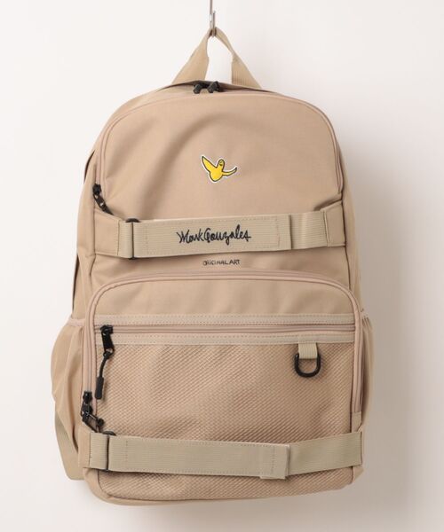 ほしのこちやん、ベージュリュック Mark Gonzales 】メッシュポケット スケートボード リュック / バック