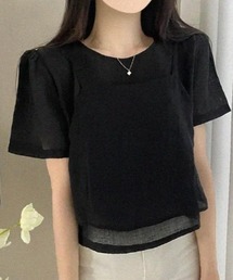 ２枚セットＴシャツ【韓国ファッション】