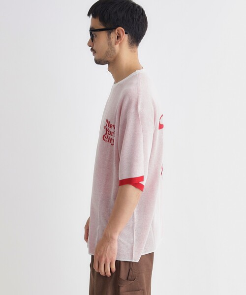Refurbish(リファービッシュ)の「サマーニットTシャツ(ニット/セーター・メンズ・ライトグレー/グレー/イエロー系その他/ブラック/グリーン・06/05/03/04)」の11枚目の写真