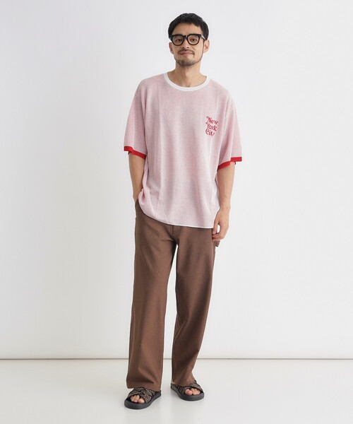 Refurbish(リファービッシュ)の「サマーニットTシャツ(ニット/セーター・メンズ・ライトグレー/グレー/イエロー系その他/ブラック/グリーン・06/05/03/04)」の14枚目の写真