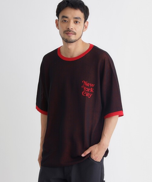 Refurbish(リファービッシュ)の「サマーニットTシャツ(ニット/セーター・メンズ・ライトグレー/グレー/イエロー系その他/ブラック/グリーン・06/05/03/04)」の21枚目の写真
