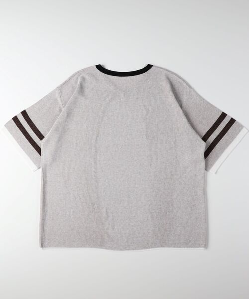 Refurbish(リファービッシュ)の「サマーニットTシャツ(ニット/セーター・メンズ・ライトグレー/グレー/イエロー系その他/ブラック/グリーン・06/05/03/04)」の15枚目の写真