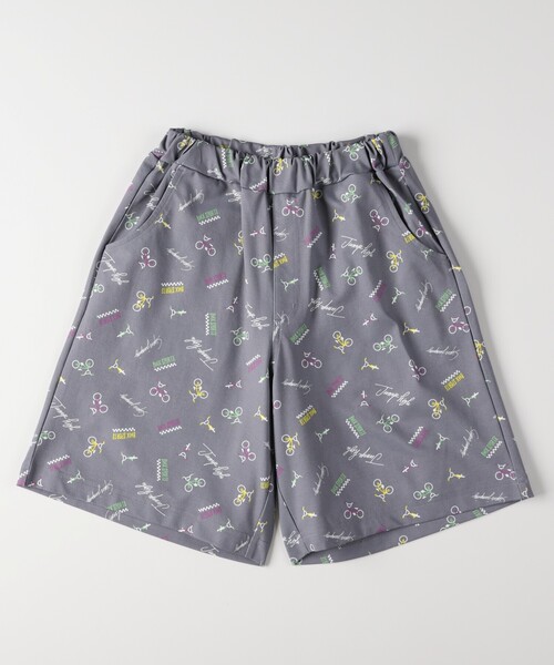 MPS(エムピーエス)の「ストレッチ総柄ショートパンツ(その他パンツ・キッズ・グレー系/ブラック系・11/12/13/14/15 /16)」の1枚目の写真