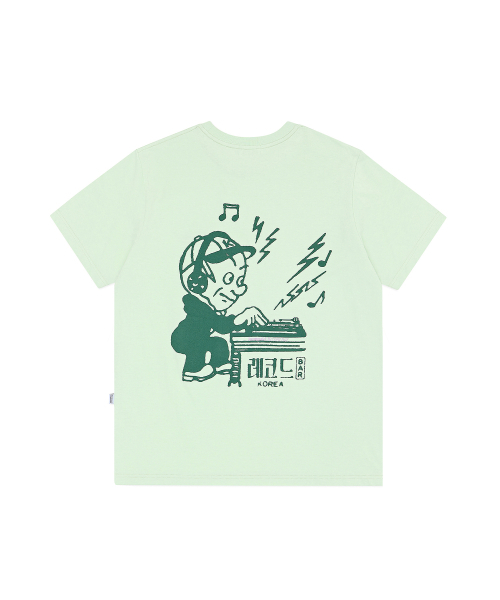 Kompakt Record Bar(コンパクトレコードバー)の「Thunder Radio DJ T-shirt - Light Green(Tシャツ/カットソー・メンズ・その他・LARGE/X-LARGE/XX-LARGE/SMALL/MEDIUM)」の1枚目の写真
