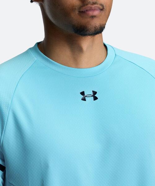 UNDER ARMOUR（アンダーアーマー）の「UAアーマードライ ショートスリーブ Tシャツ（トレーニング/メンズ）（Tシャツ/カットソー・メンズ・ターコイズブルー・XL/S/M/L/2XL）」の4枚目の写真
