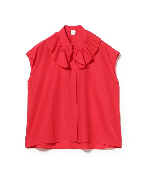 EFFE BEAMS(エッフェビームス)の「フリル カラー ブラウス(シャツ/ブラウス・レディース・レッド/ネイビー・ONE SIZE)」の3枚目の写真