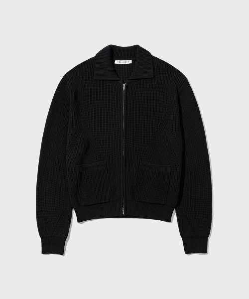 INTEMPOMOOD(インテンポムード)の「モノトーンフルジップニット_グレー(カーディガン/ボレロ・レディース・グレー・MEDIUM/LARGE/X-LARGE)」の13枚目の写真