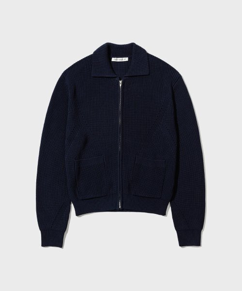 INTEMPOMOOD(インテンポムード)の「モノトーンフルジップニット_グレー(カーディガン/ボレロ・レディース・グレー・MEDIUM/LARGE/X-LARGE)」の14枚目の写真