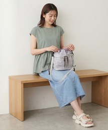 巾着バッグショルダー2WAYリュックナイロン防水軽量