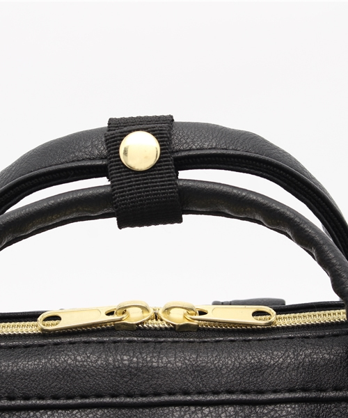 anello（アネロ）の「【anello】レトロ口金リュック ミニ（バックパック/リュック・レディース・ライトブラウン/ブラック/オフホワイト/ネイビー/ピンク・ONE SIZE）」の22枚目の写真