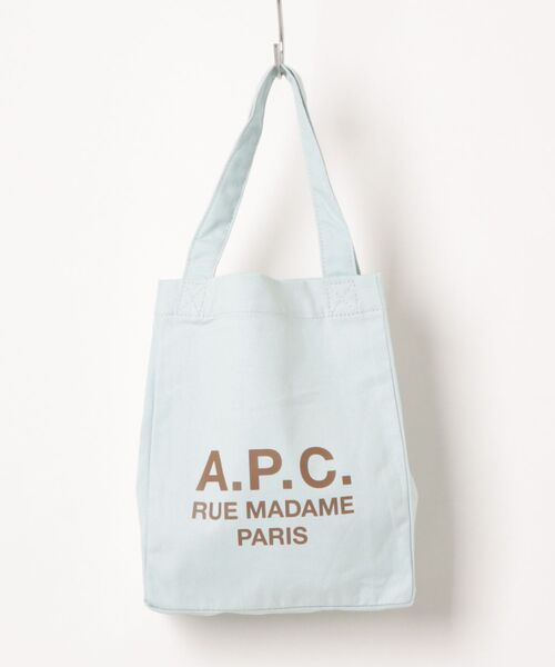 A.P.C.(アーペーセー)の「TOTE LOU RUE MADAME SMALL 2.0(トートバッグ・レディース・ブルー/ライラック・ONESIZE)」の2枚目の写真