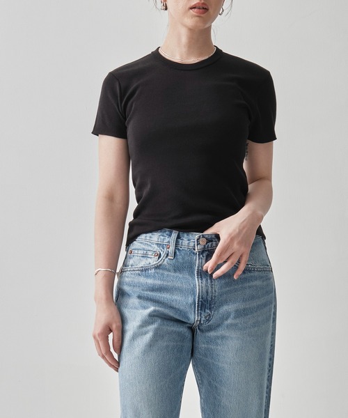 orSlow（オアスロウ）の「[orSlow/オアスロー]SHORT LENGTH 105 90s DENIM SKY BLUE/ZIPPER FLY（デニムパンツ・レディース・ライトブルー・0/1）」の9枚目の写真