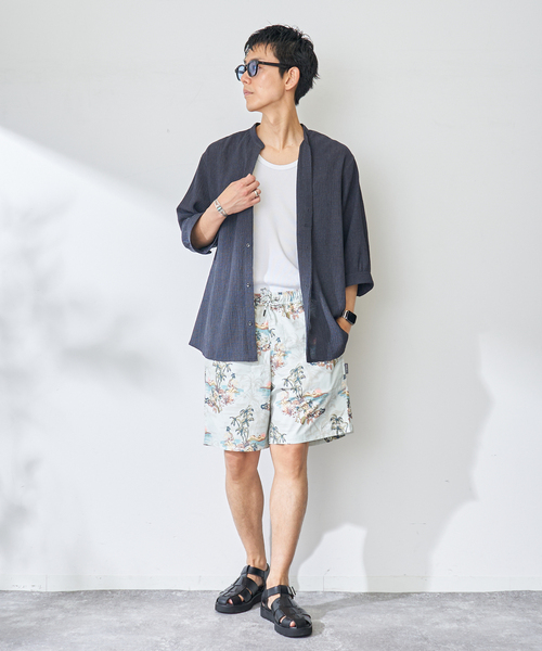 B.C STOCK(ベーセーストック)の「ヨウリュウシチブソデシャツ(シャツ/ブラウス・メンズ・ブルー系その他/ホワイト/ネイビー/ブラック・LARGE/MEDIUM)」の20枚目の写真