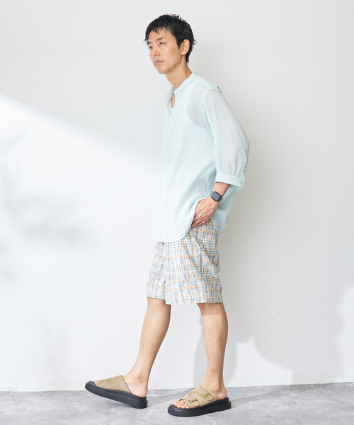 B.C STOCK(ベーセーストック)の「ヨウリュウシチブソデシャツ(シャツ/ブラウス・メンズ・ブルー系その他/ホワイト/ネイビー/ブラック・LARGE/MEDIUM)」の16枚目の写真