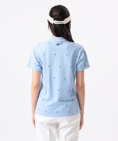 BEAMS GOLF(ビームスゴルフ)の「〈WOMEN〉ORANGE LABEL / B-Teeロゴ 総刺繍 ポロシャツ(ポロシャツ・レディース・サックスブルー/ホワイト系その他5・LARGE/MEDIUM/SMALL)」の10枚目の写真