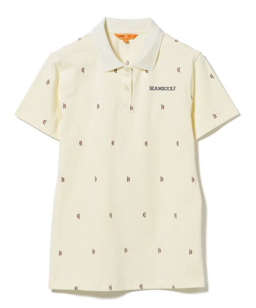 BEAMS GOLF(ビームスゴルフ)の「〈WOMEN〉ORANGE LABEL / B-Teeロゴ 総刺繍 ポロシャツ(ポロシャツ・レディース・サックスブルー/ホワイト系その他5・LARGE/MEDIUM/SMALL)」の11枚目の写真