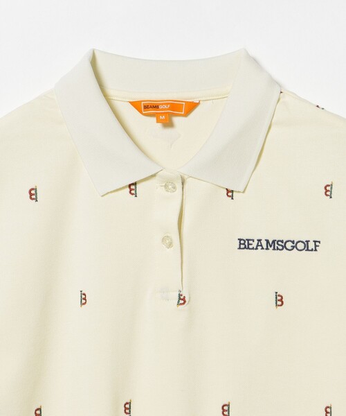 BEAMS GOLF(ビームスゴルフ)の「〈WOMEN〉ORANGE LABEL / B-Teeロゴ 総刺繍 ポロシャツ(ポロシャツ・レディース・サックスブルー/ホワイト系その他5・LARGE/MEDIUM/SMALL)」の12枚目の写真