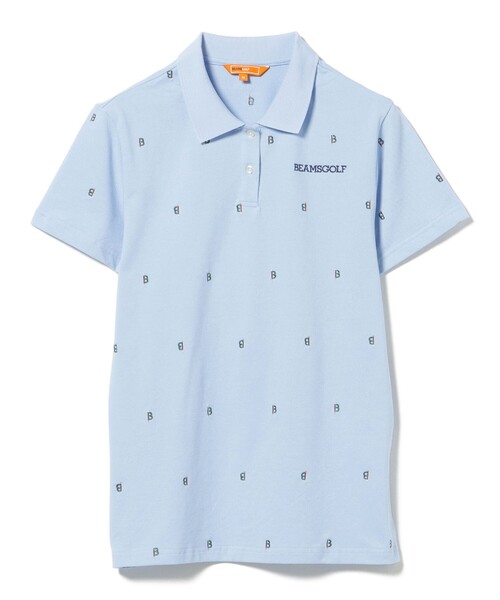 BEAMS GOLF(ビームスゴルフ)の「〈WOMEN〉ORANGE LABEL / B-Teeロゴ 総刺繍 ポロシャツ(ポロシャツ・レディース・サックスブルー/ホワイト系その他5・LARGE/MEDIUM/SMALL)」の17枚目の写真