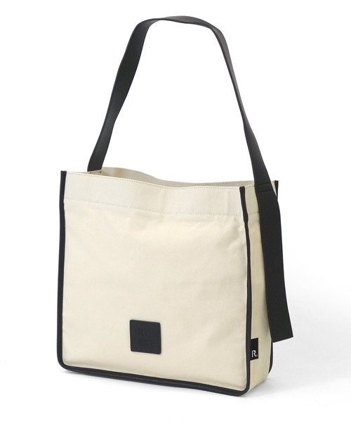 RT;ESKA(アールティーエスカ)の「RT;ESKA(アールティーエスカ) / Shape Tote - Square(トートバッグ・レディース・ブラック/アイボリー・FREE)」の3枚目の写真