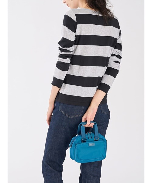 agnes b.(アニエスベー)の「ナイロン 2way ミニ ショルダー "My bag" RAT01-13(ショルダーバッグ・レディース・グリーン・FREE)」の7枚目の写真