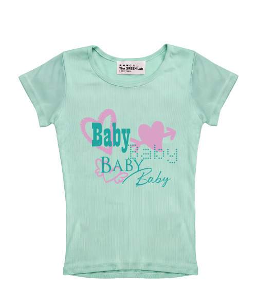 THE GREEN LAB（ザグリーンラボ）の「BABY ボートネックスリム半袖Tシャツ [ミント]（Tシャツ/カットソー・レディース・その他・FREE）」の13枚目の写真