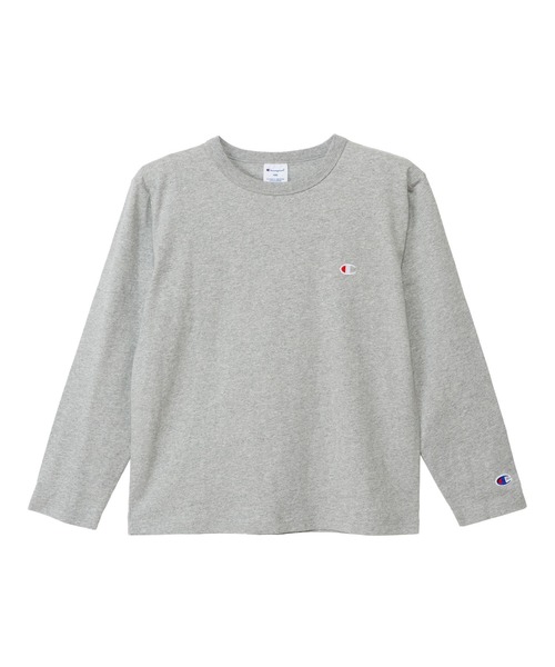 Champion(チャンピオン)の「【Champion/チャンピオン】キッズ ベーシック ロングスリーブTシャツ(ワンピース・キッズ・オフホワイト/グレー/その他30/オートミール/ブラック/オレンジ/ネイビー・130/150/160/100/110/120/140)」の4枚目の写真