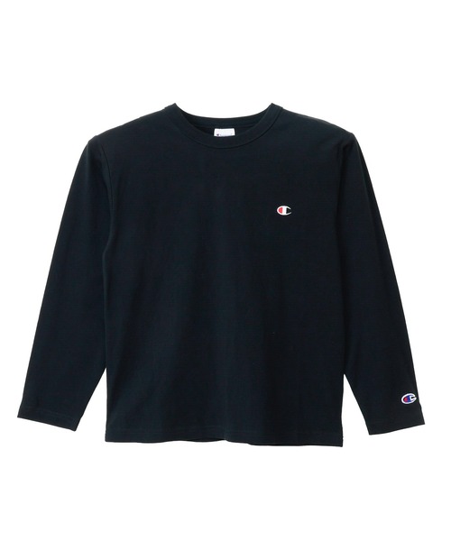Champion(チャンピオン)の「【Champion/チャンピオン】キッズ ベーシック ロングスリーブTシャツ(ワンピース・キッズ・オフホワイト/グレー/その他30/オートミール/ブラック/オレンジ/ネイビー・130/150/160/100/110/120/140)」の3枚目の写真