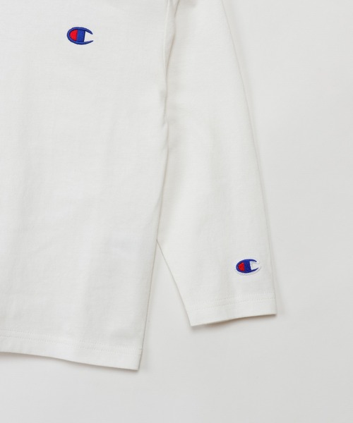 Champion(チャンピオン)の「【Champion/チャンピオン】キッズ ベーシック ロングスリーブTシャツ(ワンピース・キッズ・オフホワイト/グレー/その他30/オートミール/ブラック/オレンジ/ネイビー・130/150/160/100/110/120/140)」の19枚目の写真