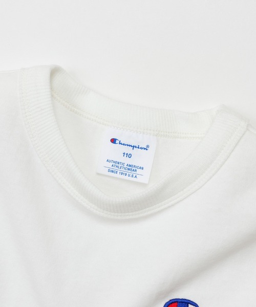Champion(チャンピオン)の「【Champion/チャンピオン】キッズ ベーシック ロングスリーブTシャツ(ワンピース・キッズ・オフホワイト/グレー/その他30/オートミール/ブラック/オレンジ/ネイビー・130/150/160/100/110/120/140)」の21枚目の写真