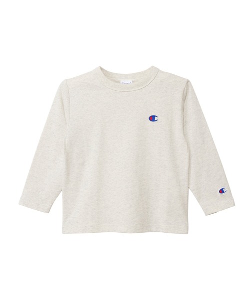 Champion(チャンピオン)の「【Champion/チャンピオン】キッズ ベーシック ロングスリーブTシャツ(ワンピース・キッズ・オフホワイト/グレー/その他30/オートミール/ブラック/オレンジ/ネイビー・130/150/160/100/110/120/140)」の14枚目の写真