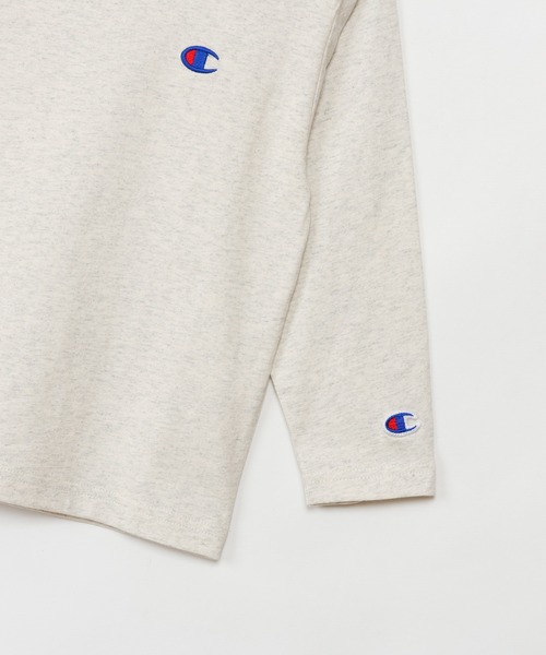 Champion(チャンピオン)の「【Champion/チャンピオン】キッズ ベーシック ロングスリーブTシャツ(ワンピース・キッズ・オフホワイト/グレー/その他30/オートミール/ブラック/オレンジ/ネイビー・130/150/160/100/110/120/140)」の15枚目の写真