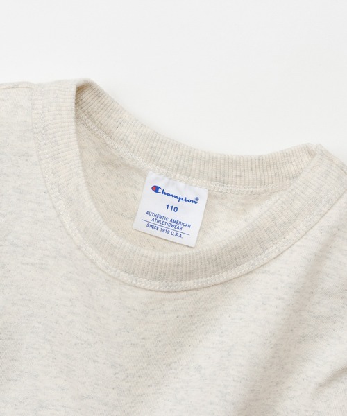 Champion(チャンピオン)の「【Champion/チャンピオン】キッズ ベーシック ロングスリーブTシャツ(ワンピース・キッズ・オフホワイト/グレー/その他30/オートミール/ブラック/オレンジ/ネイビー・130/150/160/100/110/120/140)」の17枚目の写真