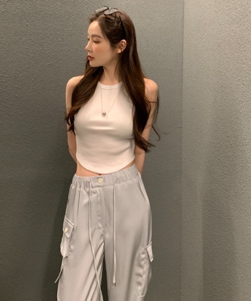 FAVORITO(ファヴォリート)の「ドローコードリングリラックスパンツ(その他パンツ・レディース・ベージュ/グレー/ピンク・F)」の10枚目の写真
