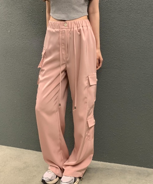 FAVORITO(ファヴォリート)の「ドローコードリングリラックスパンツ(その他パンツ・レディース・ベージュ/グレー/ピンク・F)」の20枚目の写真